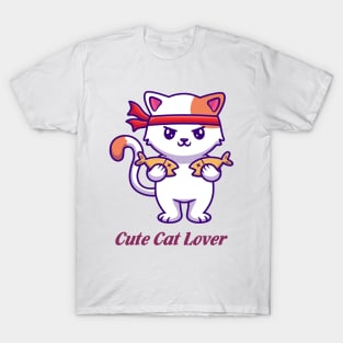 Cute cat lover T-Shirt